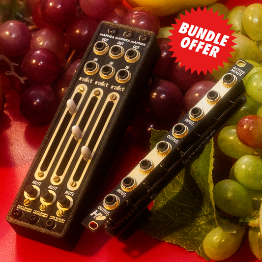 Performance Mixer Bundle - 3 mApnea + Dual Active Mixer - Full performance mixer with 0hp enclosed mApnea units and 2hp Active Mixer, ultra compact performance mixer solution