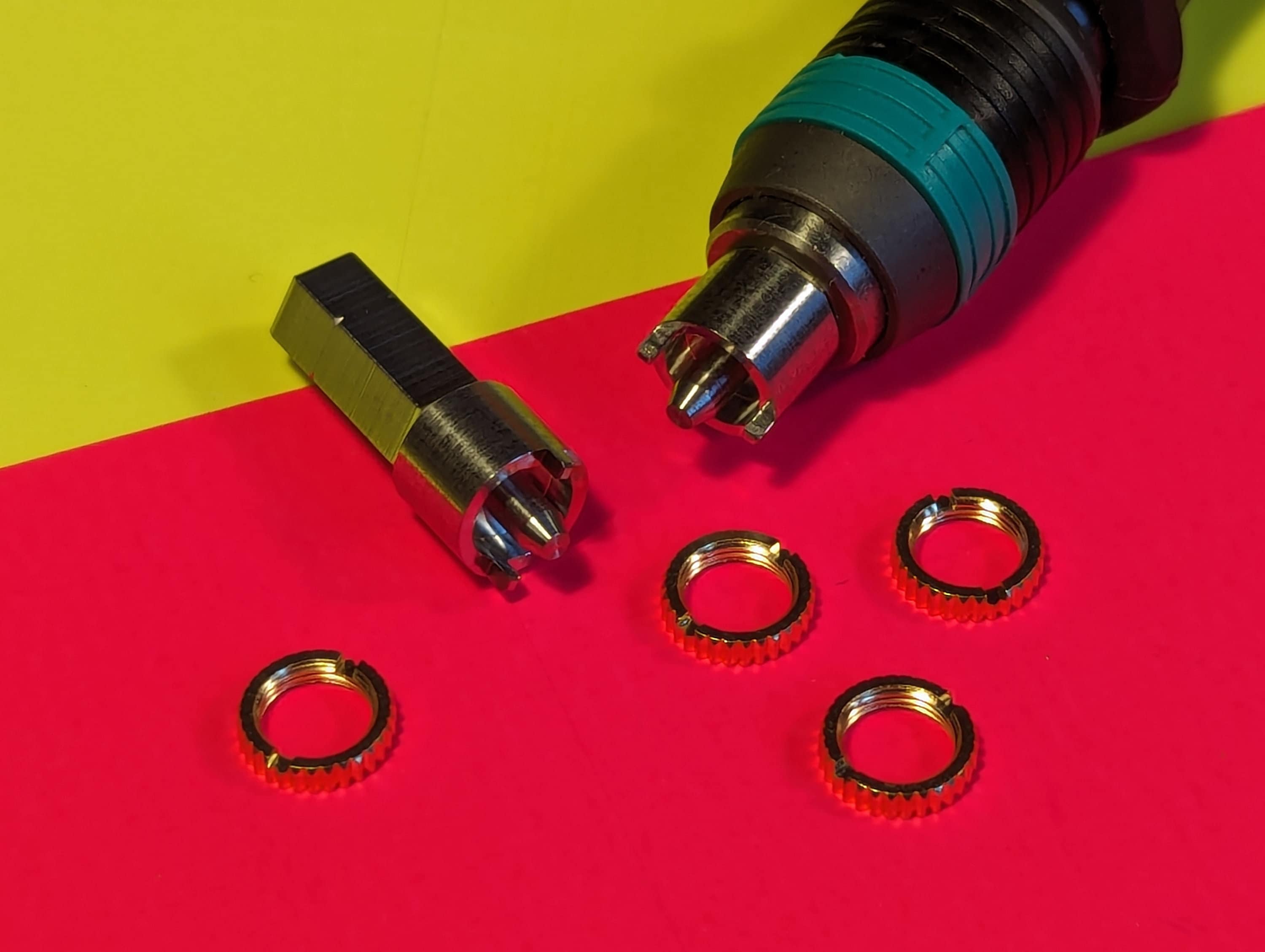 Hex bit driver for 3.5mm jack knurled nuts Knurl Kontrol precision