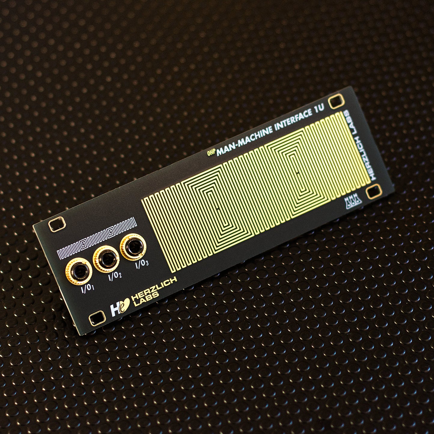 Touch and Pressure Controller - 1U 24hp - Man-Machine Interface 1U - Passive modular controller for Eurorack systems